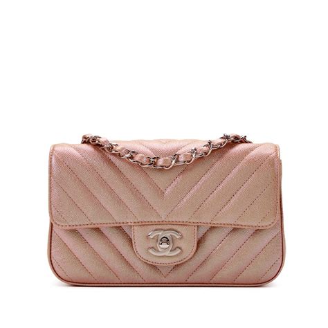 chanel iridescent rose gold bag|chanel flap bags.